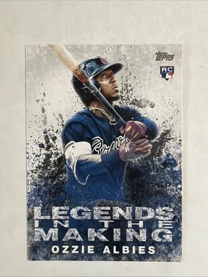 2018 Topps - Legends in the Making Series 2 Ozzie Albies #LITM-4 (RC) - Image 1 of 2