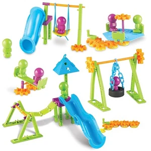 Learning Resources Playground Building Set 10-1/10"Wx13-9/10"Lx3-1/10"H Multi - Picture 1 of 7