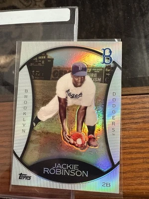 2010 Topps - Wal-Mart Platinum Legends Chrome Cereal Jackie Robinson #PC2 - Image 1 of 2