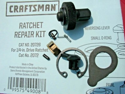Craftsman 1/4" Ratchet Repair Kit 20726 for Ratchet 2072 - Image 1 of 2
