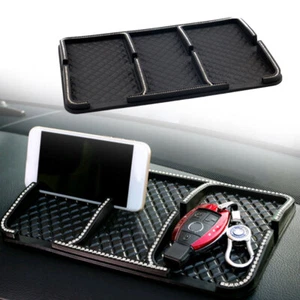 Black Car Dashboard Anti Slip Mat Pad Phone Holder For Cell Phone Accessories - Picture 1 of 13