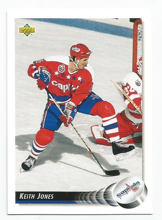 KEITH JONES 1992-93 UPPER DECK ROOKIE CARD FLAWLESS CONDITION