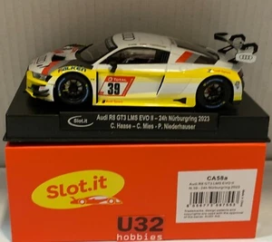 Slot Car Slot.It CA58A Audi R8 GT3 LMS EVO II #39 24H Nurburgring Hease-Mies - Picture 1 of 8