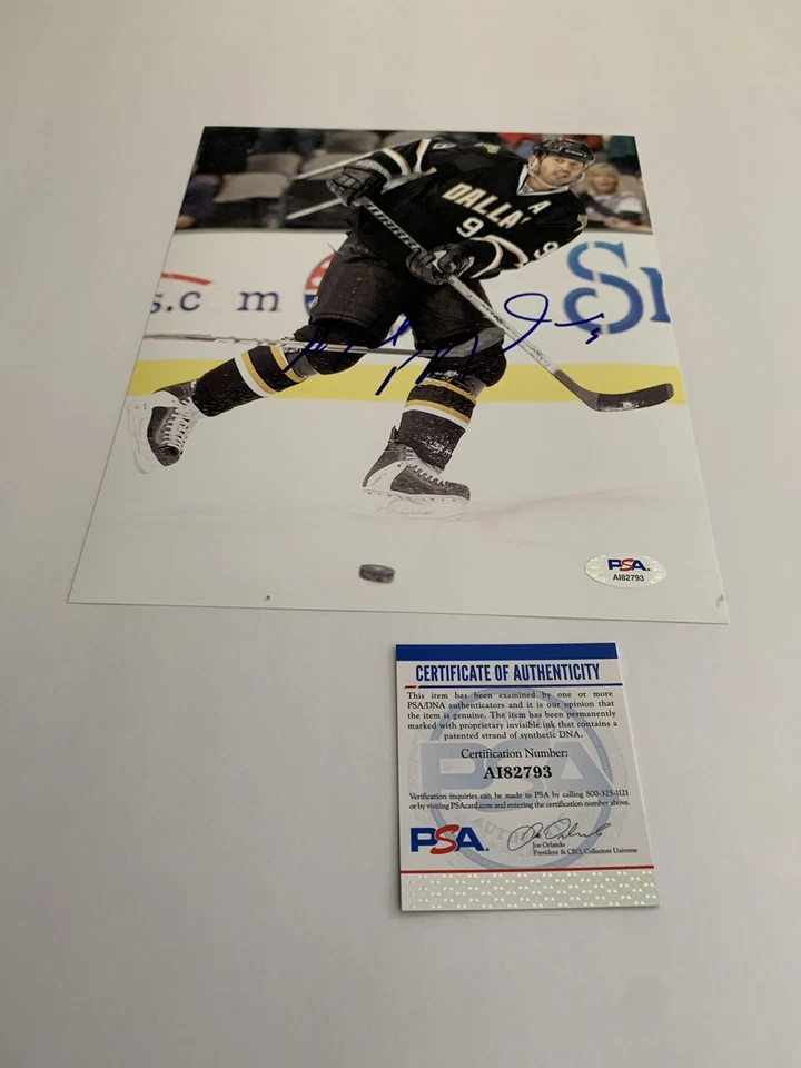 Mike Modano Signed Dallas Stars 8x10 PSA/DNA - Image 1 of 1