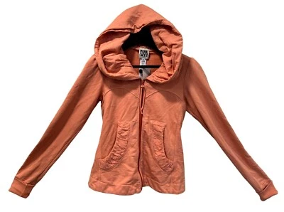 Prairie Under Ground Pink Guava Cloak Hoodie 100% Organic Cotton Women's Med Ret - Image 1 of 4