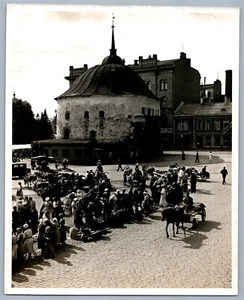 FOTO DE PRENSA REAL DE COLECCIÓN RUSA VYBORG THE MARKET DE LOS AÑOS 1930 - Imagen 1 de 2