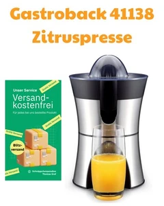 Gastroback 41138 Design Zitruspresse Home Culture 2 Presskegel + Abdeckhaube - Bild 1 von 2