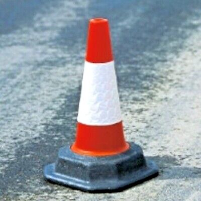 TRAFFIC-LINE Traffic Cone TC2 - 460mmH - D2 Sleeve - Recycled Base • 12.30£