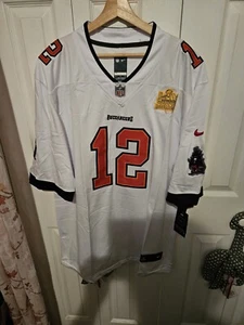 Nike On Field Tom Brady Buccaneers White Jersey W/Super Bowl  - Picture 1 of 8