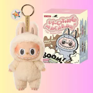 POP MART LABUBU The Monsters EXCITING MACARON Soymilk ORIGINAL SEALED - Foto 1 di 6