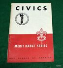 1945 BOY SCOUT MERIT BADGE BOOK - CIVICS