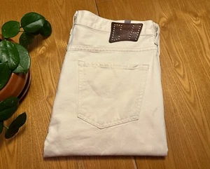 HERREN CITIZENS OF HUMANITY SID WHITE SELVEDGE USA DENIM JEANS 34 X 34 NEU OHNE ETIKETT - Bild 1 von 15