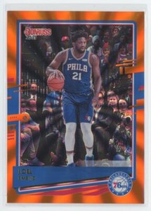 Joel Embiid 2020-21 Donruss Orange Laser #71