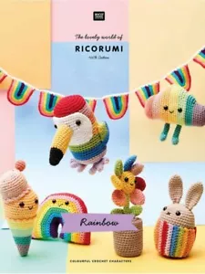 Rico Ricorumi arcobaleno modello uncinetto libro disegno filato lana - Foto 1 di 1