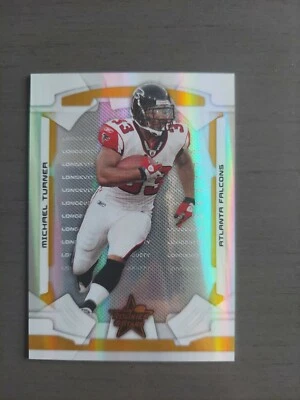 2008 Leaf Rookies & Stars Longevity Parallel Gold /49 Michael Turner #6 - Image 1 of 2