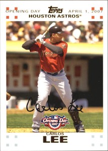 2007 Topps Opening Day Gold Baltimore Orioles Baseball Card #88 Carlos Lee /2007