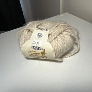 King Cole Alpaca Chunky Yarn Color Cream, Super Soft, Hypoallergenic 67yds - Picture 1 of 2
