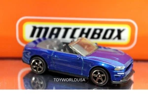 2020 Matchbox #54 MBX Highway 2018 Ford Mustang Convertible Blue - Picture 1 of 1