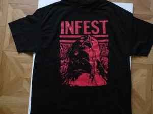 Camiseta Infest Band Regalo Para Familia Negra Algodón Todas las Tallas JK267 - Imagen 1 de 3