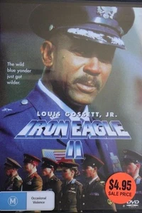 IRON EAGLE II 2 RARE DELETED OOP REGION 4 DVD CULT FILM LOUIS GOSSET JR. - Picture 1 of 3