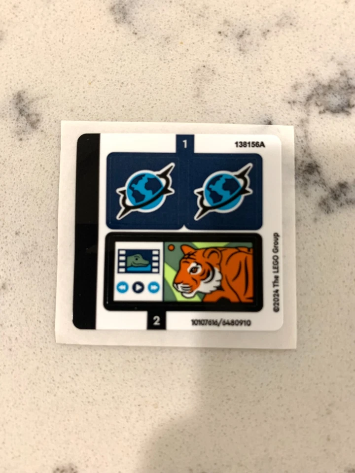 LEGO STICKER SHEET for 60426 Jungle Explorer Truck, New & Genuine! - Image 1 of 1