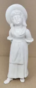 Royal Worcester James Hadley Kate Greenaway Girl White Porcelain Figurine - Picture 1 of 8