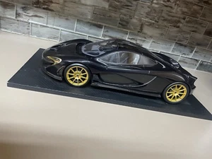 1/12 Scale MCLAREN P1 GOTHAM BLACK RESIN - TRUESCALE MINIATURES TSM161204 AS-IS - Imagen 1 de 7