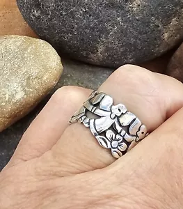 Retired James Avery Guardian Angels Eternity Band Ring Size 8 - Picture 1 of 3