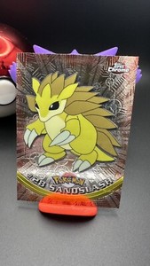 SANDSLASH TOPPS CHROME 2000 POKEMON CARD #28 POKÉMON DMG Corner
