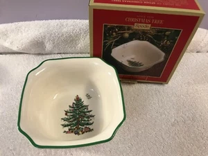 Spode Christmas tree square bowl 5.5" NIB OH4214 - Picture 1 of 7