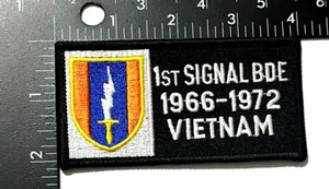 U.S. Army 1st Signal Brigade 1966-1972 Vietnam Patch - Bild 1 von 3