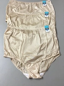 Calzoncillos de nailon Vanity Fair para mujer talla 9 beige #991L nuevos con etiquetas - Imagen 1 de 2