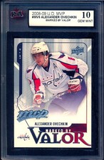 2008-09 Upper Deck MVP Marked by Valor #MV6 Alexander Ovechkin KSA 10 GEM-MINT