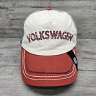 Volkswagen Hat Drive Gear Distressed Red White Blue Adjustable Ball Cap