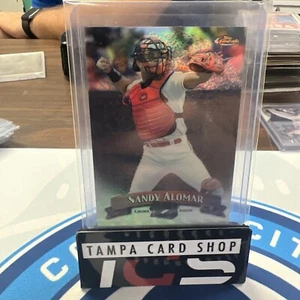 1998 Topps Finest Baseball Refractor #119 Sandy Alomar Indians - Picture 1 of 2