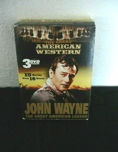 The Great American Western: John Wayne (3 DVD Set 2004) 15 Movies W/ Slipcover - Picture 1 of 4