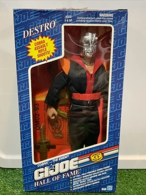 Figura de acción 1992 GI JOE Salón de la Fama Cobra The Enemy Destro 12" sellada de fábrica Foto 1 de 4
