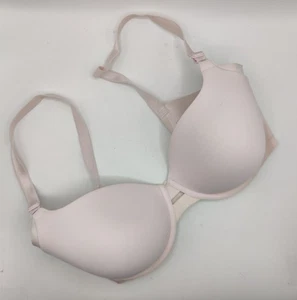 Reggiseno Warners senza effetti collaterali 38C rosa chiaro ferretto schiena levigante 01356 - Foto 1 di 6