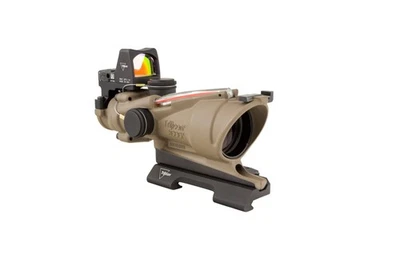 Trijicon 4x32 ACOG ECOS, Dual Illuminated Red Crosshair 5.56 : TA31-D-100553 - Image 1 of 4