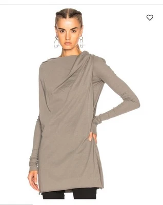 Rick Owen’s Drkshdw Yoga Manga Longa Preto Médio - Imagem 1 de 4