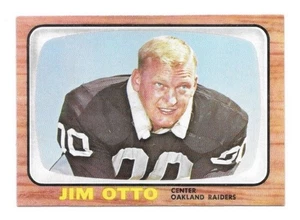 1966 Topps Jim Otto # 115 Oakland Raiders See Photos!! - Picture 1 of 2