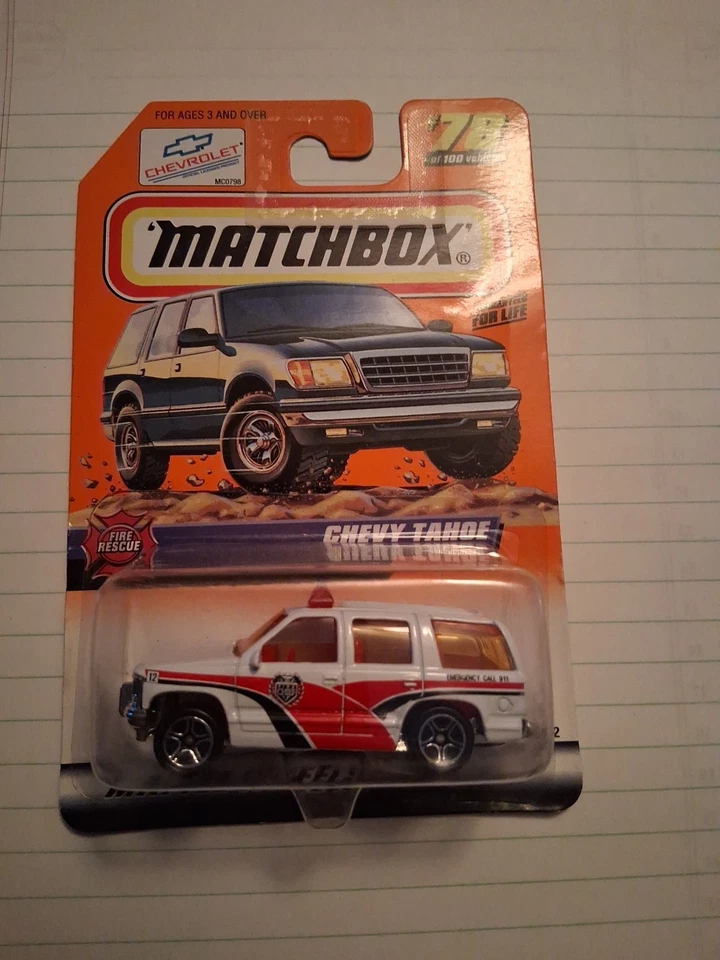 1998 Matchbox Chevy Tahoe #78 Diecast Car - Image 1 of 1