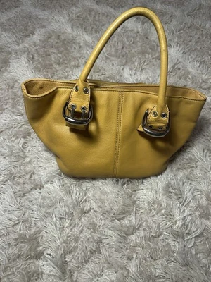 Tignanello Yellow Leather Purse  - Image 1 of 3