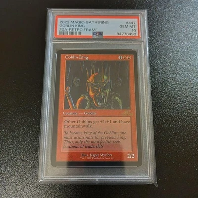 Psa10 Mtg 30Th Goblin King Xi Shao Old Skeleton - Image 1 of 3