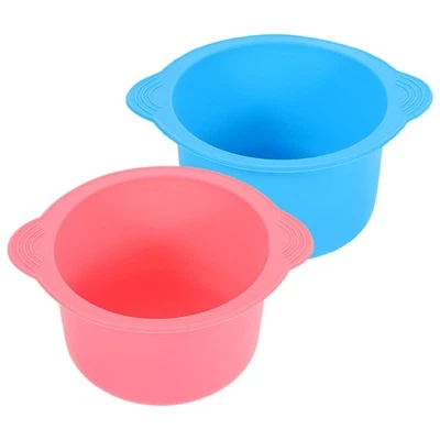  2 Pcs Wax Pot Cleaner Warmer Silicone Liner Double Aluminum Alloy Inner - Image 1 of 4