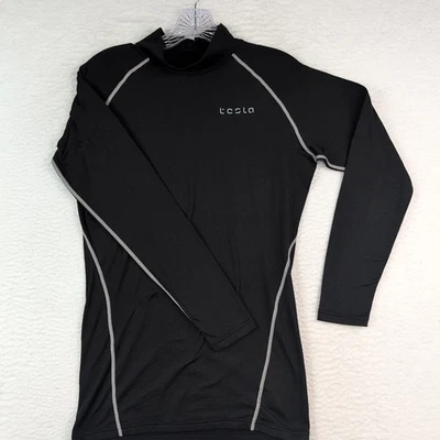 Tesla Long Sleeve Sports Gear Training Shirt Performance Undershirt  Sz Large - Image 1 of 4