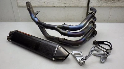 SUZUKI GSX-R1000 GT74A K3-K4 03-04 YOSHIMURA TRI-OVAL Ti Full Exhaust Muffler - Imagen 1 de 4
