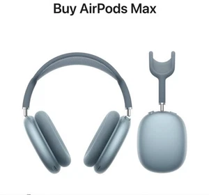 Apple Air Max Headphones Brand New Blue And USB-C Cord - Photo 1 sur 4
