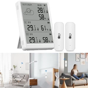 Wireless Hygrometer with App Control for Temperature and Humidity Tracking - Picture 1 of 27