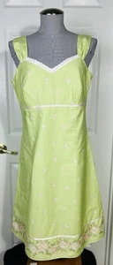 NWT Gymboree Dressed Up Floral Womens Sz 14 Green Dress Special Occasion Wedding - Picture 1 of 11